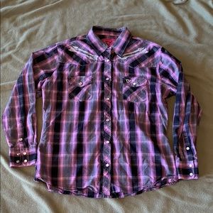 Women’s rodeo western button up shirt